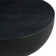 thumbnail image 7 of Saltoro Sherpi Modern Round Wood Coffee Table, Black, 7 of 7