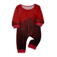 thumbnail image 2 of Racifhz Matching Family Halloween Pajamas Set Comfortable Loungewear Long Sleeve and Pants Sleepwear Festive Holiday Printed Nightwear Cozy Autumn Fall Gifts for Family Party, 2 of 5