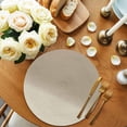 thumbnail image 2 of Round Placemats Khaki Ombre 15 inch Set of 4 Table Mats for Dining Table Gradient Gradual Color Heat Resistant Non-Slip Kitchen & Home Decorative Place Mat Set, 2 of 8
