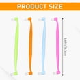 thumbnail image 2 of Double-Ended Interspace Brush, 4 PCS Orthodontic Toothbrush End Tuft Toothbrush Gum Toothbrushes Proxy Brushes Dental Tools Soft Gap Small Head Toothbrushes for Tooth Detail Cleaning, 2 of 6