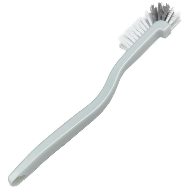 Cepillo para fregar cocina, cepillo para fregar en ángulo recto para fregadero, platos domésticos, ollas, esquinas de borde, cepillos rígidos para lechada de espacios pequeños