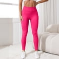 thumbnail image 5 of Resivox Women's High Waisted Seamless Yoga Pants - Sculpting Fit with Tummy Control, High Waist Leggings for Workouts & Casual Wear, Soft Stretchy Fabric Hot Pink M, 5 of 5