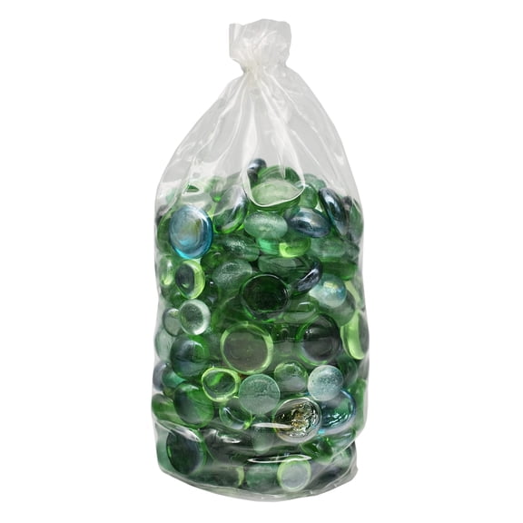 Decorative Accents Set of Sea Green Aquarium and Vase Gems - Around 2 Pounds of Gems Perfect for Aquariums, Vase Fillers, Table Scatter, Scrapbooking and Much More! (Sea Green Mix, 2.625 Pounds)