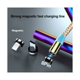 thumbnail image 2 of 3A Magnetic USB Cable Fast Charging Type-C Micro-USB Round Cord for Mobile Phone-, 2 of 5