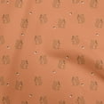 thumbnail image 1 of oneOone Polyester Spandex Orange Fabric Wine Glass Dress Material Fabric Print Fabric By The Yard 56 Inch Wide, 1 of 5