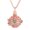 Gold, variant on AYYUFE Lady Floral Carved CZ Chime Bell Harmony Ball Locket Angel Caller Necklace