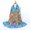 Z4-Sky Blue, variant on LILIYA Women's Traditional Scarf Wrap Tassel Fringes Neck Head Shawl Retro Scarf Floral Poncho Printing Square Cape Long Shawl Wrap for Winter