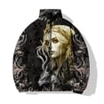 thumbnail image 2 of Parkas geniales y nuevas de alta calidad para hombre, abrigos de invierno para hombre, impresión digital 3D, moda, diosa, abrigo duradero, cálido, belleza, bruja, para hombre, 2 of 5