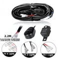 thumbnail image 2 of 300W Universal LED Light Bar Wiring Harness Kit 16AWG with 12V 40A Relay On Off Switch for Off Road Truck SUV ATV UTV Boat, 2 of 7