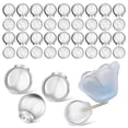thumbnail image 4 of 50 piezas de pendientes de reemplazo de respaldo de reemplazo Pendientes pesados ​​Topes seguros Tobos de orejas Stoppers Accesorio de aretes para mujeres, 4 of 6