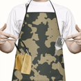 thumbnail image 2 of Camouflage Adjustable Waterproof Apron for Adults 33x27 Inch – Cooking Apron with 2 Large Pockets, Durable Polyester Bib for Kitchen, Baking, BBQ, and Home Use, 2 of 6