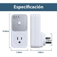 thumbnail image 2 of HAPEMEIN Protector de Voltaje, 2pcs 1800w Regulador de Voltaje para Refrigerador, Regulador de Voltaje para TV Lavadora Microondas contra Sobretensiones, 2 of 7