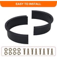thumbnail image 5 of 39-Inch Round Fire Pit Ring Insert for Above In-Ground Wood Burning, 2.5MM Steel, 5 of 7