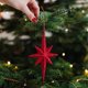 thumbnail image 5 of Pack 2 de adornos colgantes para árbol de Navidad | Decoraciones de plástico para Navidad Dorado/Blanco/Rojo | Colgantes 3D Unique Humor 4,88x3in para fiesta, casa, salón, decoración de centro, 5 of 6