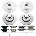 thumbnail image 2 of PowerStop Front and Rear Geomet Coated Brake Rotor and Pad Kit Fits: LINCOLN Select Models CRK7418, 2 of 5