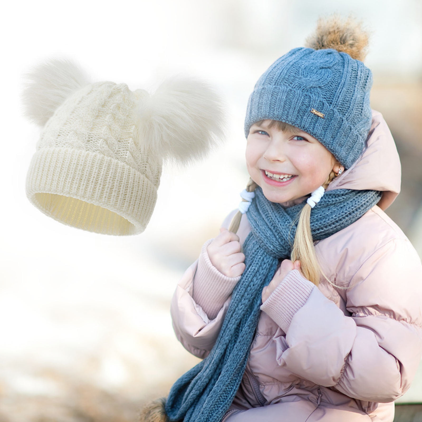 Amazon.com: Kids Hat Scarf Gloves Set, Kids Winter Beanie