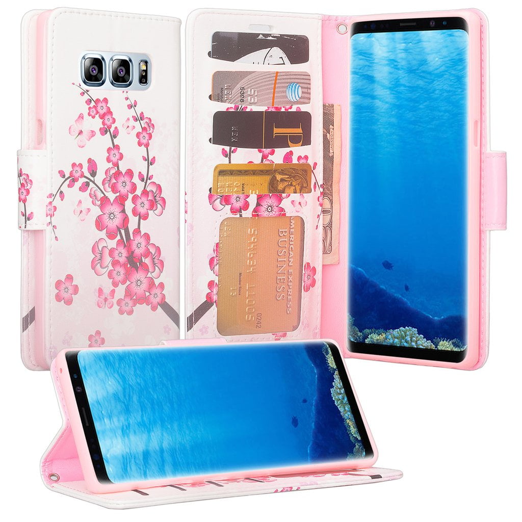 Galaxy Note 8 Case, For Samsung Galaxy Note 8 Wallet Case, Flip Folio