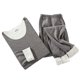 thumbnail image 1 of Qarigey Conjunto de ropa interior térmica de doble cara de lana sin costuras de cintura alta traje de lencería Unisex ropa de invierno ligera de felpa Prendas para la parte del cuerpo gris 3 Qarigey AP013400-21, 1 of 6