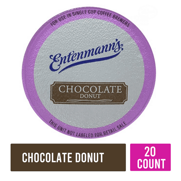Entenmann's Chocolate Donut Flavor K-Cup Coffee, 20 Count