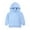 Light Blue, variant on Huowey Baby Toddler Boys Girls Pullover Sweatshirt Children Solid Color Baby Hooded Color Coat Girls Tops Versatile Dailywear, 6-7 Years