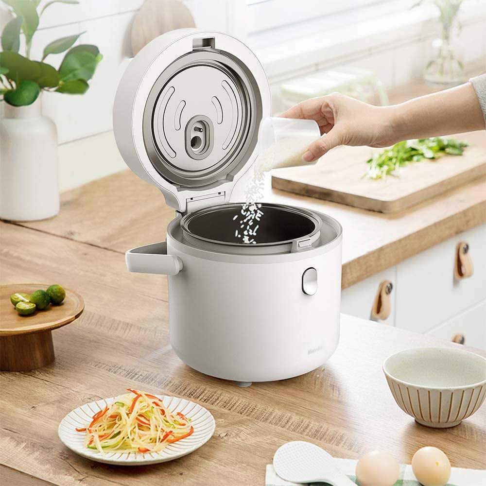 Mishcdea Small Rice Cooker, Personal Size Cooker for 1-2 People