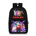 thumbnail image 1 of Roblox Piggy mochila versión coreana de dibujos animados, gran capacidad, estudiantes de escuela primaria y secundaria, moda, impresión completa, 1 of 4