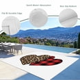 thumbnail image 3 of Valentine's Day Outdoor Rug for Patio/Deck/Porch, Non-Slip Large Area Rug 4 x 6 Ft, Loves Red Plaid Leopard Romantic Indoor Outdoor Rugs Washable Area Rugs, Reversible Camping Rug Carpet Runner, 3 of 8