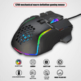 thumbnail image 4 of New Gaming Gaming Mouse Adjustable Mechanical Mouse Cool RGB, 4 of 4