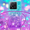 thumbnail image 4 of Funda para Xiaomi 13T/13T PRO 5G Brillantina Líquida Divertida Reluciente y con Cristales en Movimiento Cuerpo Cruzado con Cordón Ajustable, 4 of 5