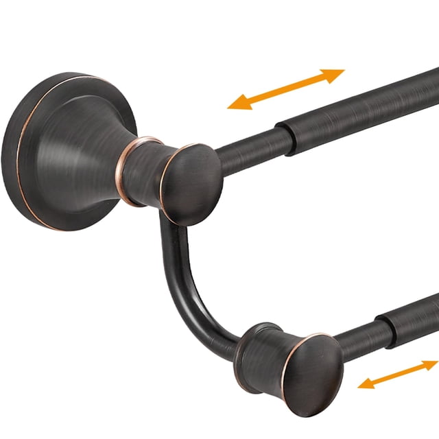 Toallero de baño Hoimpro ajustable y retráctil de 38 a 68 cm