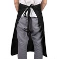 thumbnail image 3 of EeaseMX Delantal de cocina universal unisex para hombre y mujer, corto, de camarero, con dos bolsillos (negro), 3 of 6