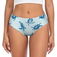 thumbnail image 1 of Fotbe Turtle Calzones Estampados para Mujer – Ropa Interior de Algodón, Cómoda, Suave y Elástica-X-Small, 1 of 6