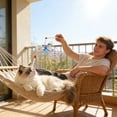 thumbnail image 4 of Retractable Cat Wand Toy Feather Teaser Stick Telescopic Interactive Exercise Toy Hunting Simulation Durable Handle, For Indoor Cats Play Training Bonding Stress Relief And Exercise, 4 of 6