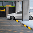 thumbnail image 2 of Shininglove 2 Pack Heavy Duty Rubber Speed Bumps for Road - 3.3Ft 2-Channel Modular Driveway Humps with 6 Bolt Spikes for Asphalt/Concrete/Driveway/Gravel, 25,000LB Capacity, 2 of 8