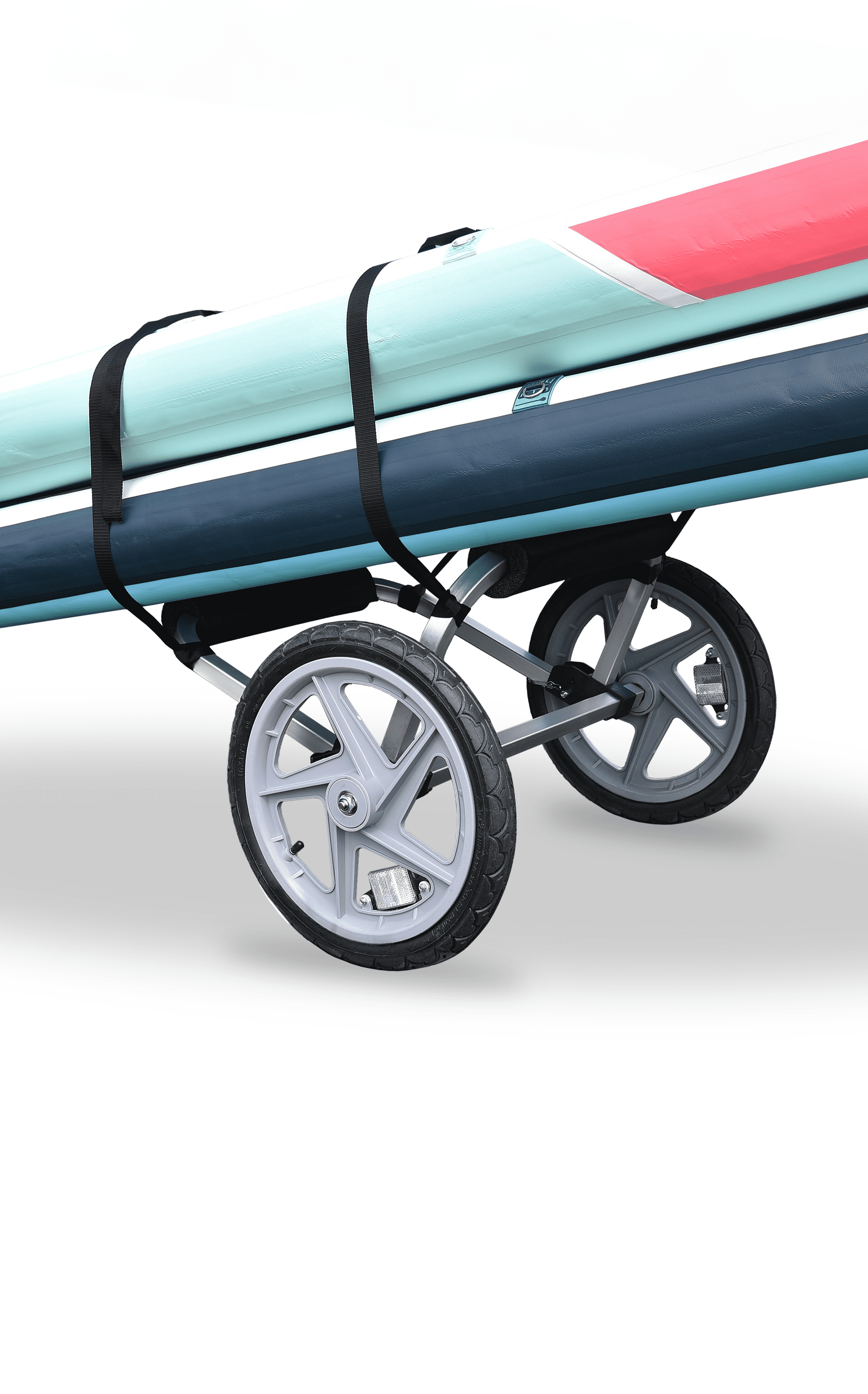 Wike Kayak, Canoe, and Surf Cart - Includes Ultra Lite Smart Stick Tow Bar