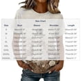 thumbnail image 4 of KICILVS Christmas Blouses for Women Snowman Graphic Short Sleeve Round Neck Top Cute Holiday Tee for Festive Events, 4 of 6