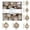 Rose Gold, variant on Horivan 28PCS Christmas Tree Baubles Shatterproof Plastic Ornaments for Home Party Decor Holiday Wedding Festive Decorations
