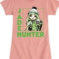 thumbnail image 3 of Rainbow High - Holiday Jade Hunter - Toddler And Youth Girls Fitted Short Sleeve Graphic T-Shirt, 3 of 5