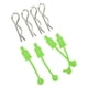 thumbnail image 5 of Retenedores De Clip De Carrocería De Coche RC, Clips De Carcasa De Carrocería De Coche RC Actualización Parte 4 Juego De Caucho Y Acero Para Tenacity DB YLSHRF Verde, 5 of 8