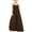 Coffee, variant on Women's Sleeveless Summer Long Straps Maxi Sling Dress