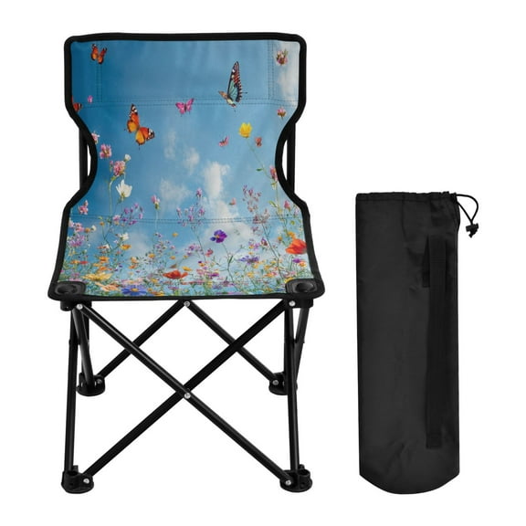 BZSMCE Camping Chairs Modern Butterfly Bliss Pattern Folding chair