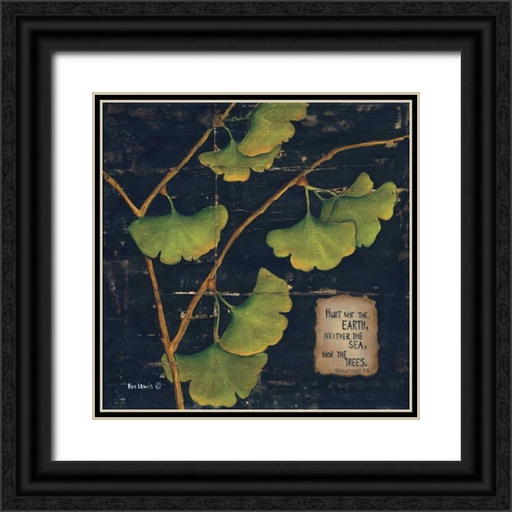 Lewis, Kim 20x20 Black Ornate Wood Framed with Double Matting Museum Art Print Titled - Hurt Not the Earth