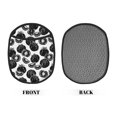thumbnail image 2 of Pofeuu Hand Drawn Tomatoes Print Silicone Pot Mat Mitten With Hanging Loop Heat Resistant Oven Mitts Non-Slip Bbq Baking Smoking Potholders, 2 of 7