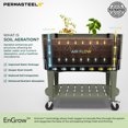 thumbnail image 6 of Permasteel Raised Garden Bed with Legs, 40×20×37 in, Planter Box with EnGrow™ TrueSoil™ Technology for Vegetables, Flowers, Herbs, and Fruit, Outdoor Indoor, Storage Shelf, Green, 6 of 8