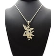 thumbnail image 4 of iJewelry2 Gold-tone Round Crystals Saint Michael Archangel Pendant Rope Chain Necklace 18'', 4 of 5