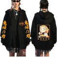 thumbnail image 3 of Kamado Nezuko Veste à Capuchon Tanjiro Chandail à Fermeture Éclair Anime Nezuko Cosplay Kamado Tanjirou Veste Fantaisie à Fermeture Éclair Unisexe, 3 of 10