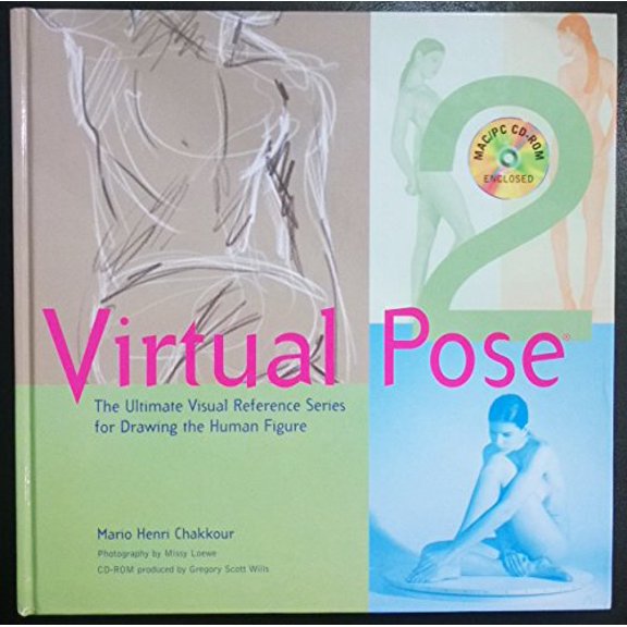 Pre-Owned Virtual Pose 2: The Ultimate Visual Reference Series for Drawing the Human Figure (Book & CD-Rom) (Hardcover) 0966638352 9780966638356