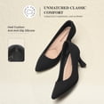 thumbnail image 6 of DREAM PAIRS Women's Pumps Closed Toe Comfortable Kitten Heels Pointed Toe Work Business Dress Shoes with Arch Support, 6 of 8