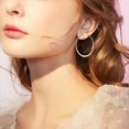 thumbnail image 4 of Hoop Earrings Fashion Simple Circle Geometric Drop Earrings Dangle Earrings, 4 of 7