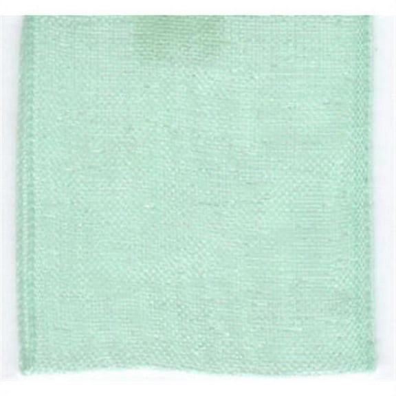 1.5 in. Chiffon Ribbon 100 Yards - Mint